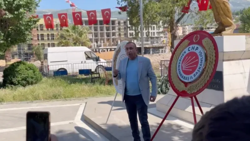 Kahramanmaraş'ta 19 Mayıs kutlamalarına 30 metrekarelik şantiye verildi!