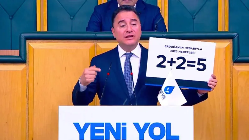 Babacan'dan Erdoğan'a Şok Sözler: 2+2=5 Matematiği!