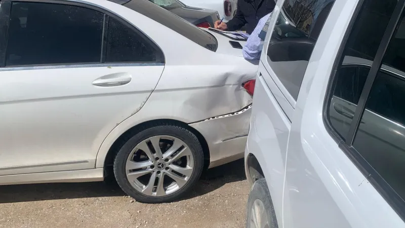 Karaman'da Fren Dehşeti! Araçlar Park Halinde Hurdaya Döndü
