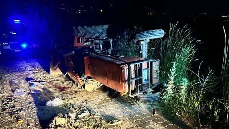 Manisa'da Feci Traktör Kazası! Sürücü Hayatını Kaybetti