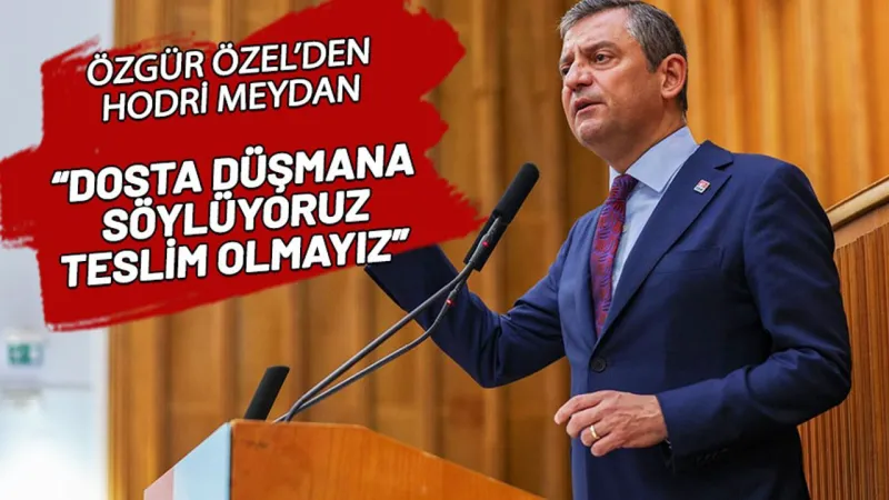 Özgür Özel'den Sert Sözler: CHP'ye Kayyım Atanamaz!