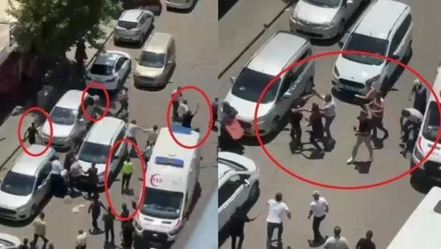 Siirt'te Kanlı Kavga! Sokak Ortasında Bıçaklar Konuştu: 4 Yaralı