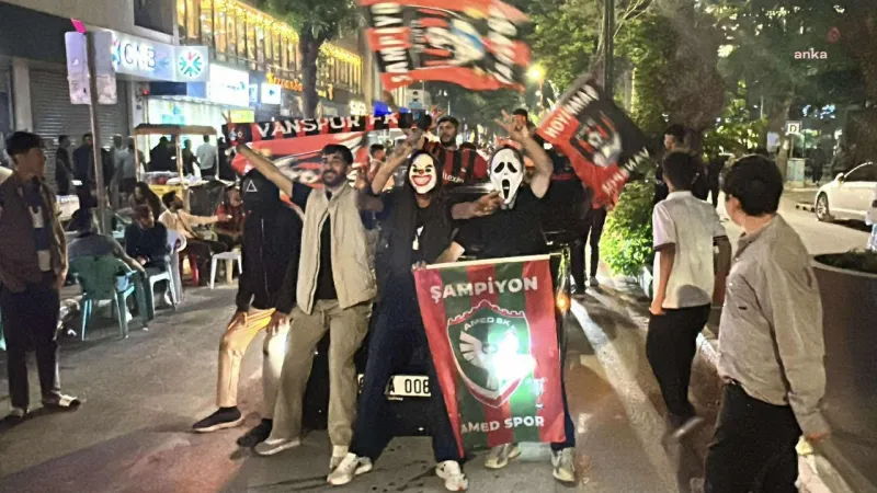 Van, şampiyonluğu kutluyor